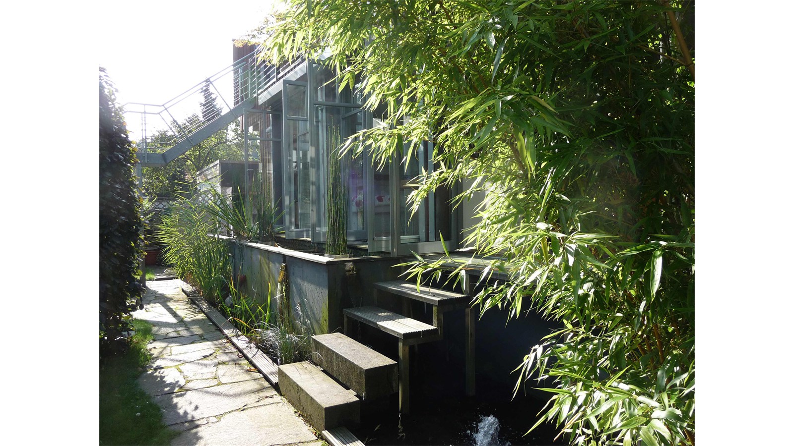 Garten Zuwegung Masterbad 1 Raumkontrast Kleine Oase