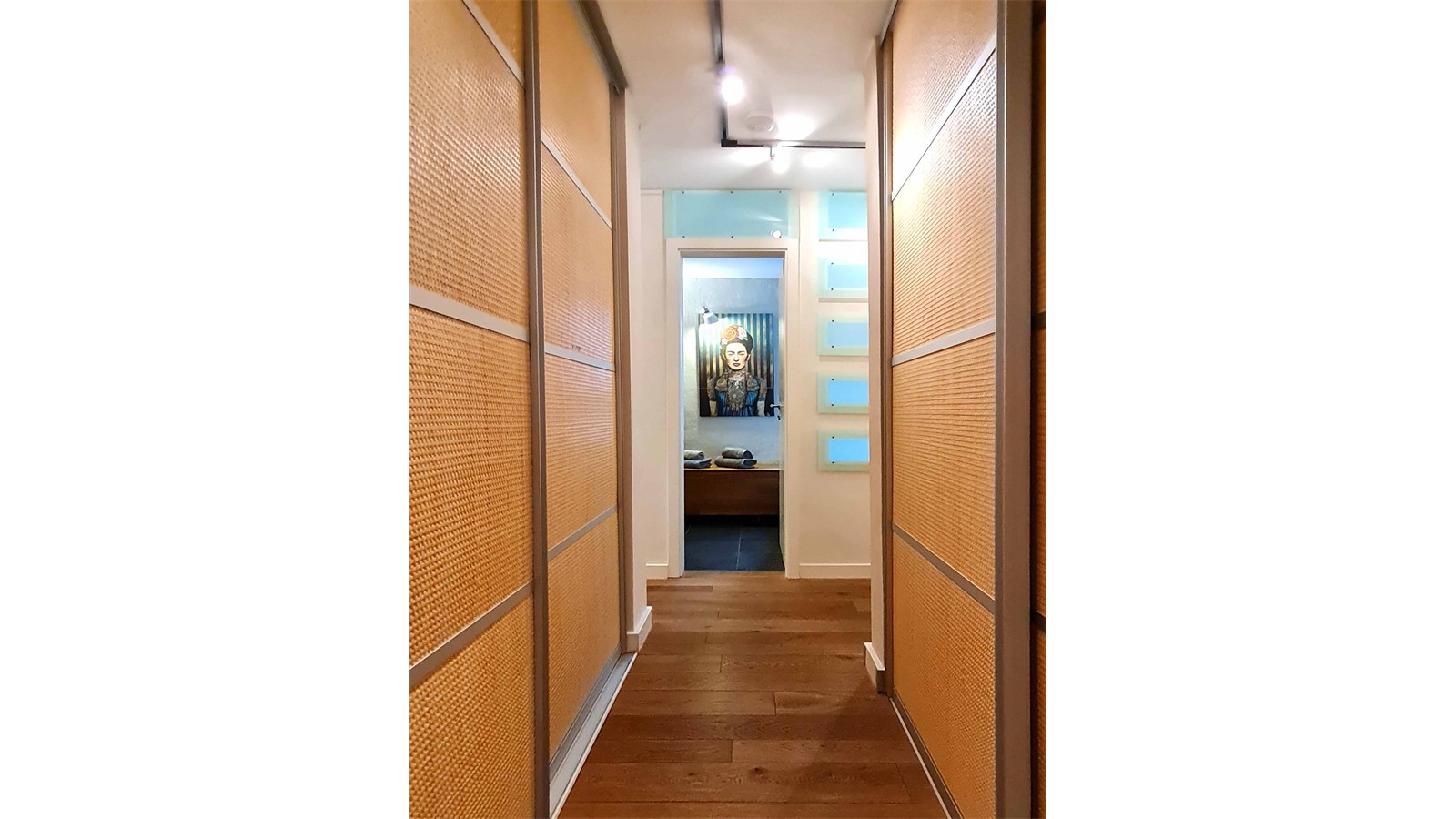 Kleine Oase Eingang Badbereich